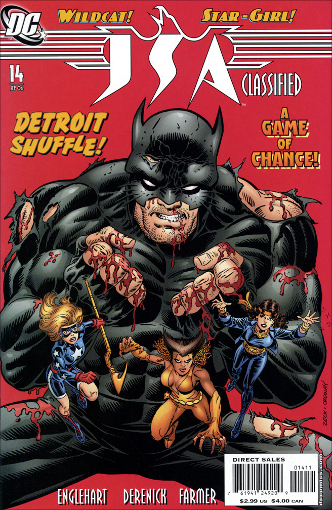 JSA: CLASSIFIED 14, September, 2006. COVER: Mike Zeck (pencils) Jerry Ordway (inks)
