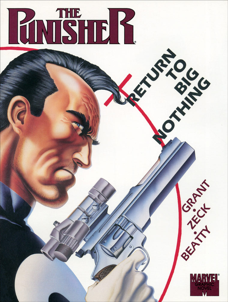THE PUNISHER Graphic Novel (softcover ed.), 1989, published under Epic Comics. INTERIOR: Mike Zeck (pencils), John Beatty (inks). Cover by Mike Zeck and Phil Zimelman.