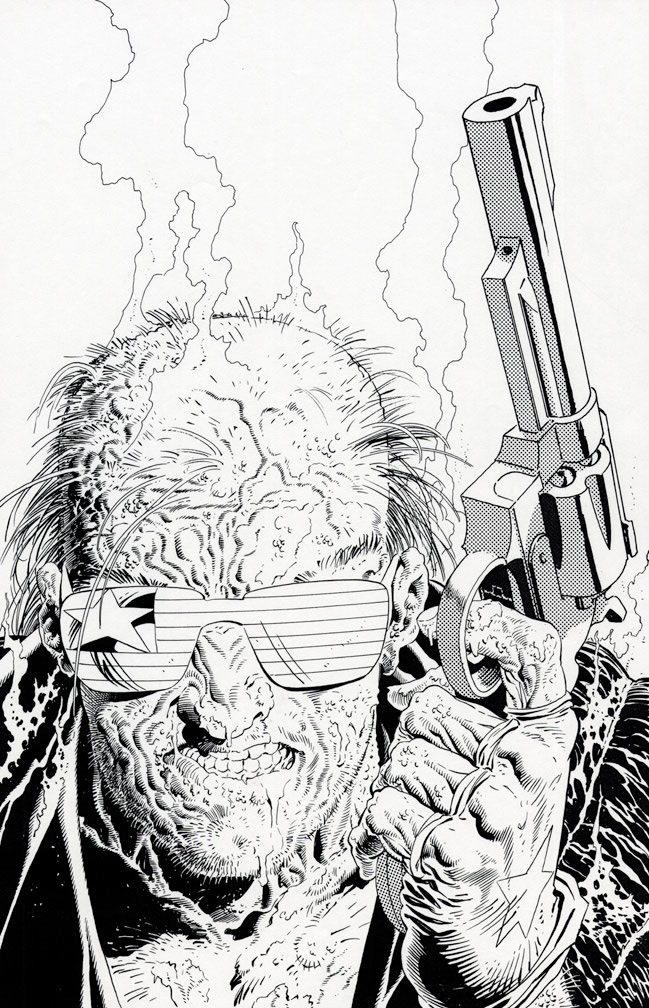 ENEMY 3, July, 1994 issue. Cover art by Mike Zeck