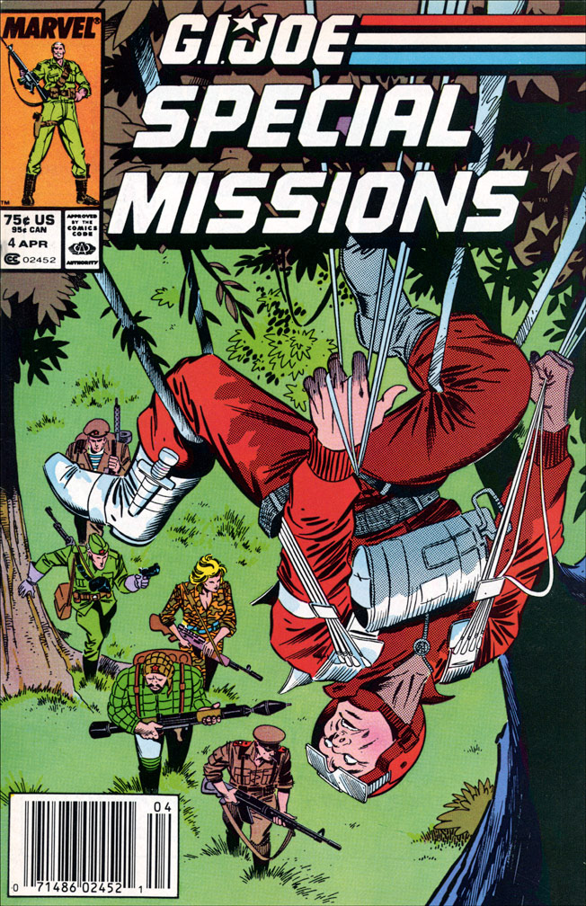 G. I. JOE SPECIAL MISSIONS: issue 4 April 1987 - COVER Mike Zeck (pencils) John Beatty (inks)