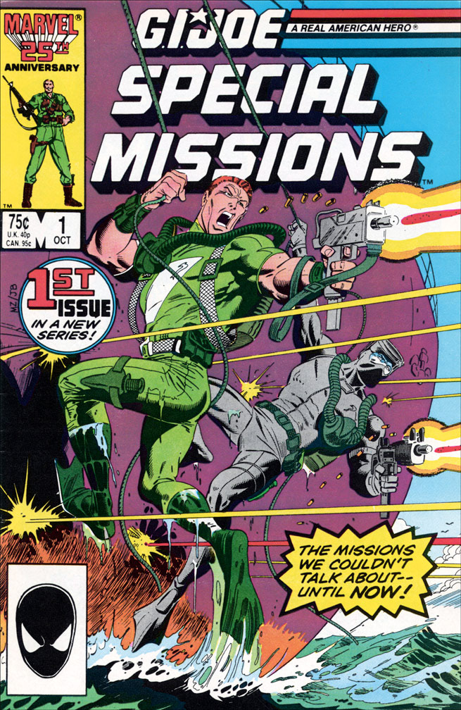G. I. JOE SPECIAL MISSIONS: issue 1 October 1986 - COVER Mike Zeck (pencils) John Beatty (inks)