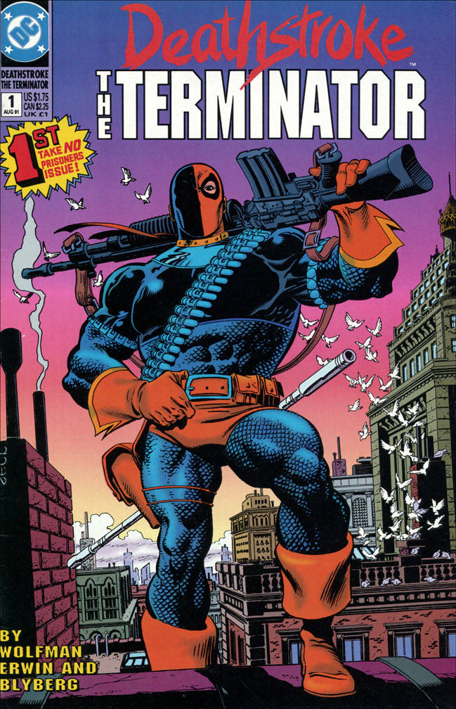 DEATHSTROKE THE TERMINATOR 1, August, 1991. COVER: Mike Zeck (pencils / inks)