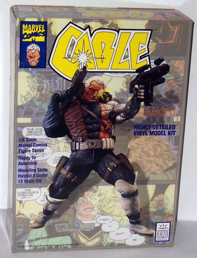 HORIZON MODEL KITS: CABLE / Final product pictured on box.