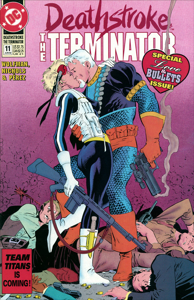 DEATHSTROKE THE TERMINATOR 11, June, 1992. COVER: Mike Zeck (pencils / inks)