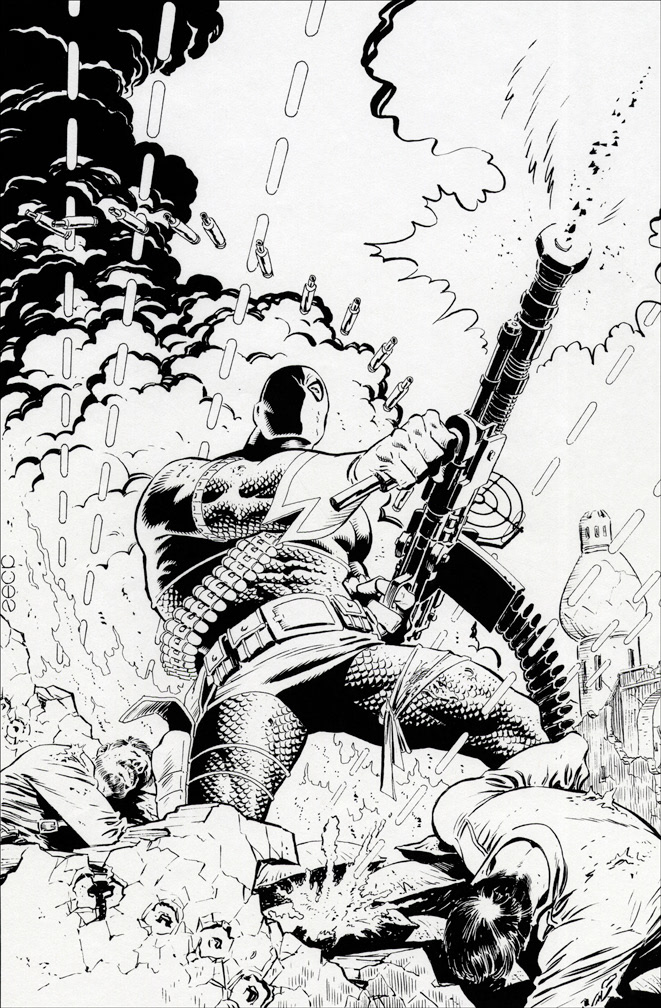 DEATHSTROKE THE TERMINATOR 3, cover art by Mike Zeck (pencils / inks)