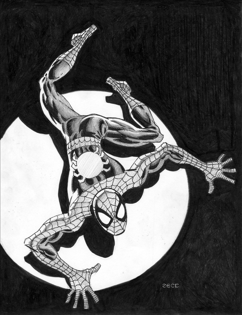 The Art of Michael J. Zeck Volume One, VARIANT ISSUE 4 of 25 preliminary art.