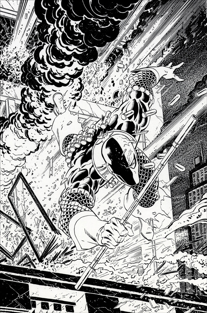 DEATHSTROKE THE TERMINATOR 24, cover art by Mike Zeck (pencils / inks)