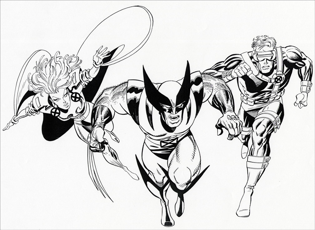 HOWARD JOHNSON HOTELS FUNPACK ART 3 of 4 (1996) Used for printed 'Kids Go HoJo' toy-filled plastic bags during a Marvel Characters promotion at the hotel chain. Art by Mike Zeck