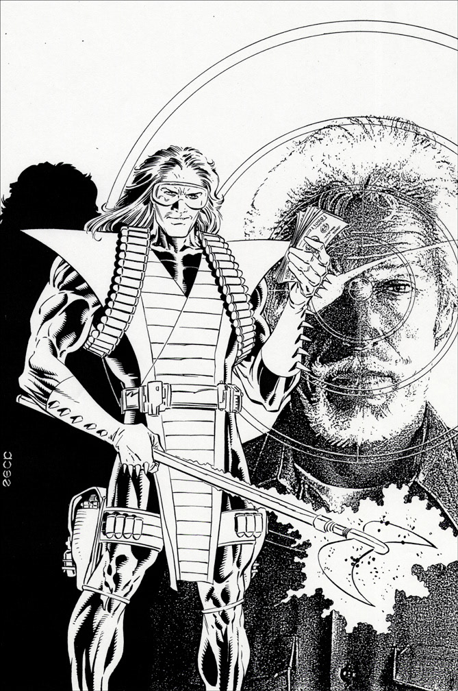 DEATHSTROKE THE TERMINATOR 23, cover art by Mike Zeck (pencils / inks)