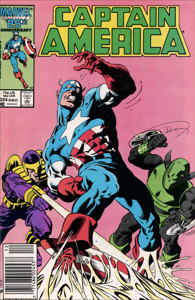 CAPTAIN AMERICA: Issue 324 December 1986 - COVER: Mike Zeck (pencils) John Beatty (inks)