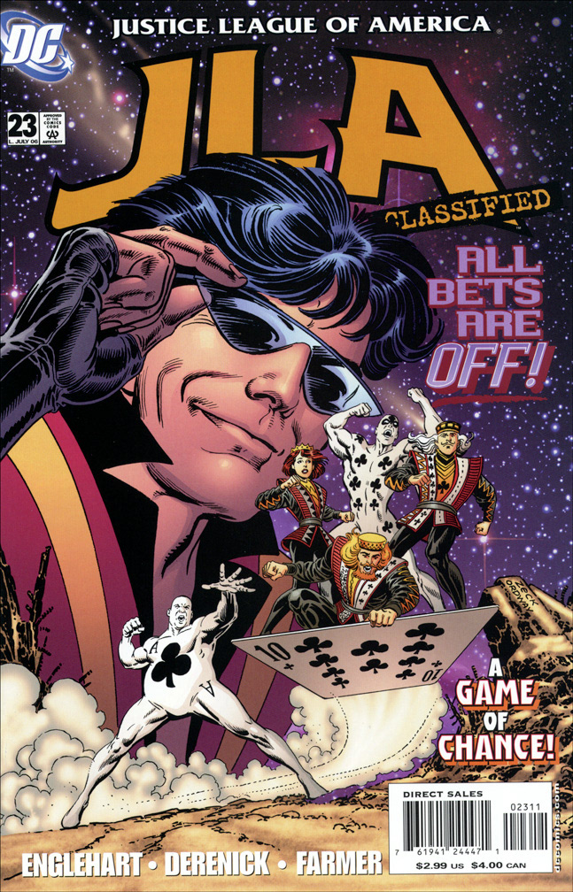 JLA: CLASSIFIED 23, Late July, 2006. COVER: Mike Zeck (pencils) Jerry Ordway (inks)
