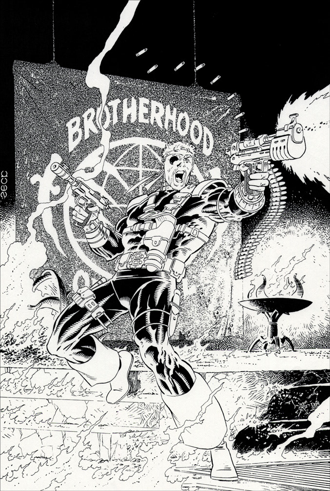 DEATHSTROKE THE TERMINATOR 18, cover art by Mike Zeck (pencils / inks)