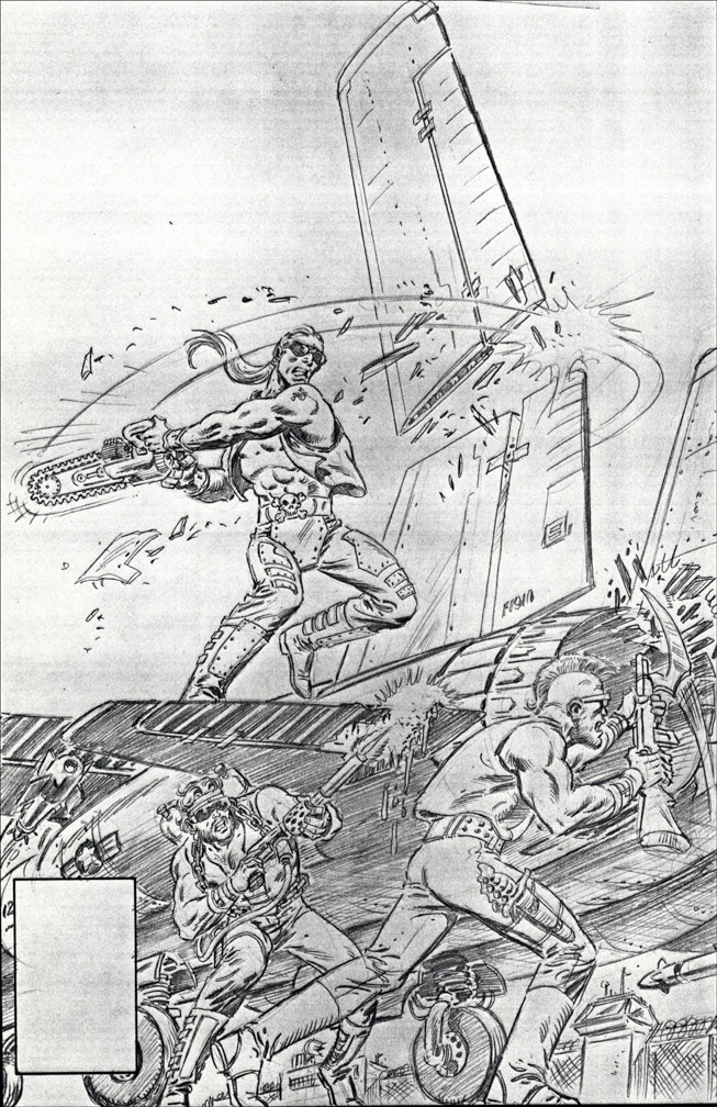G. I. JOE: issue 30 - Cover pencils by Zeck