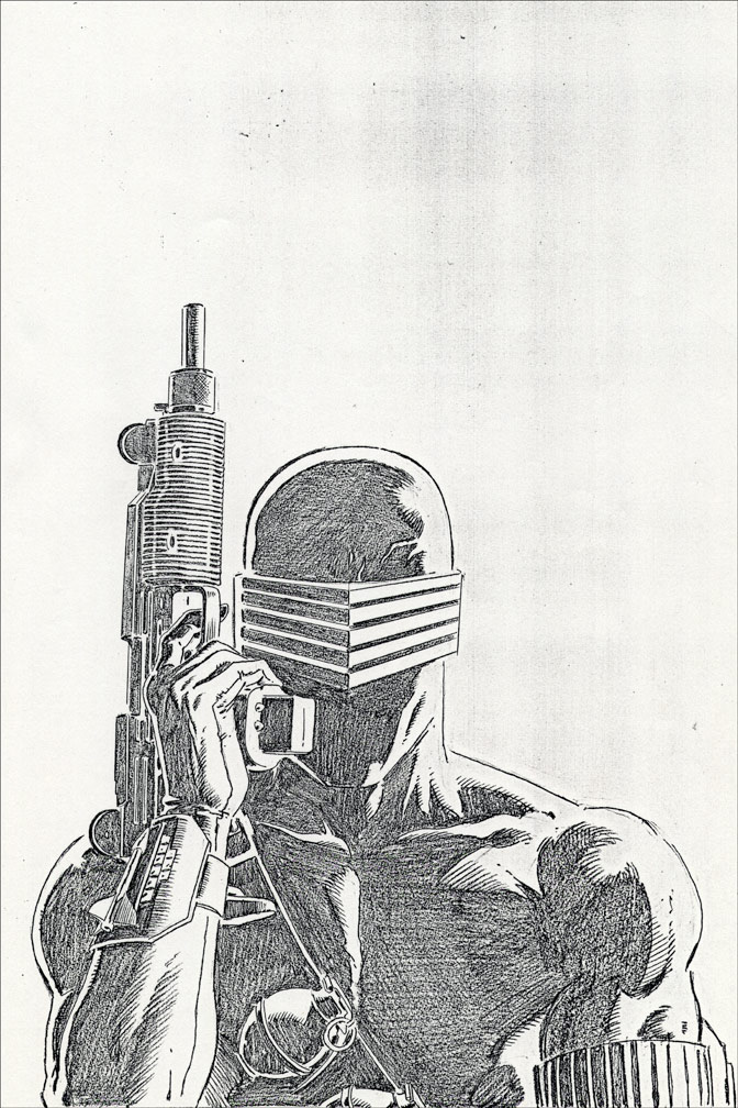 G. I. JOE: issue 53 - Cover pencils by Zeck