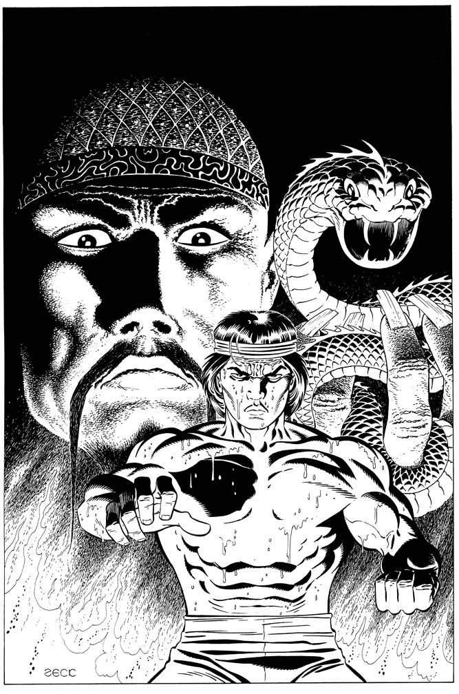 Cover Recreation: Master of Kung Fu issue 83