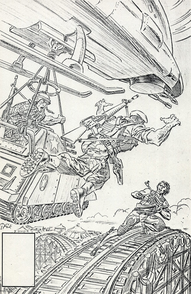G. I. JOE: issue 37 - Cover pencils by Zeck