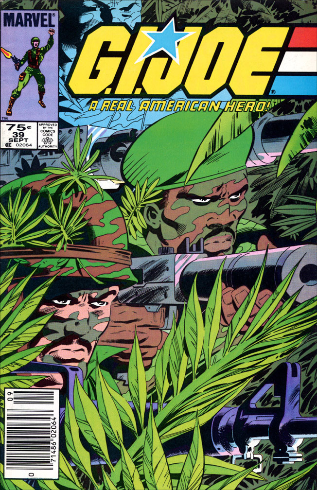 G. I. JOE: issue 39 September 1985 - COVER: Mike Zeck (pencils), John Beatty (inks)