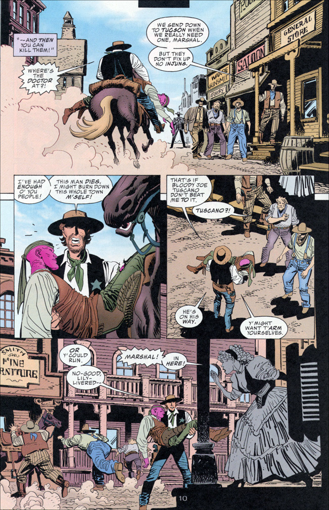 LEGENDS OF THE DC UNIVERSE 21, interior page by Mike Zeck (pencils) Klaus Janson (inks)