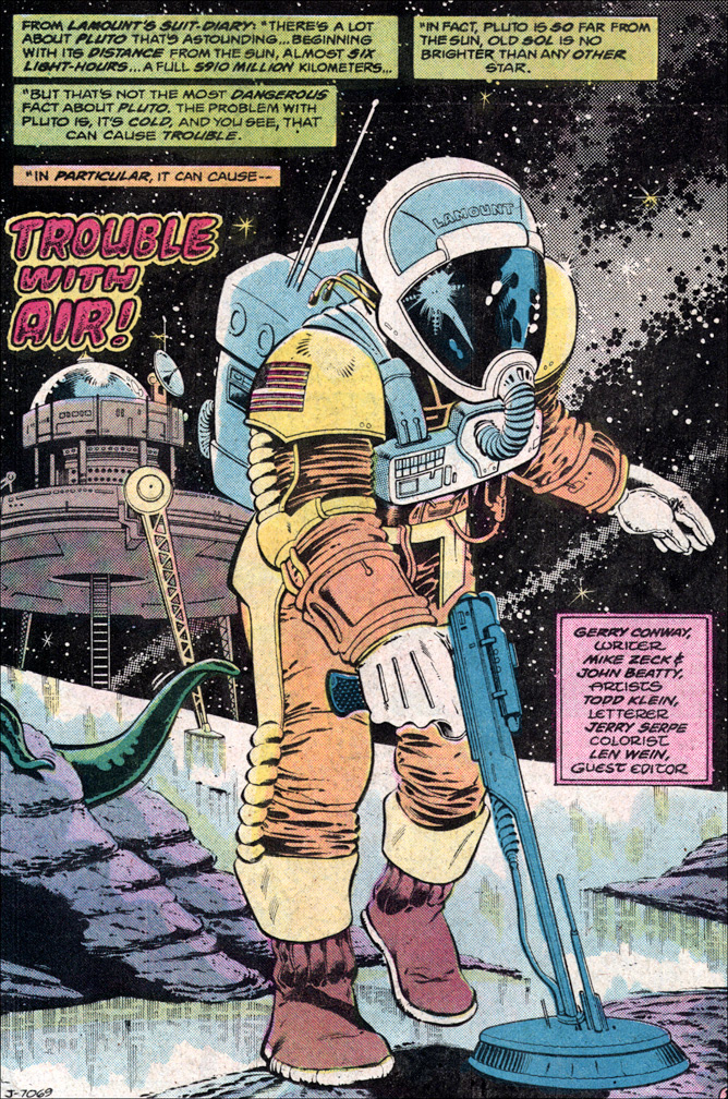 THE UNEXPECTED, Number 221, interior splash by Mike Zeck (pencils) John Beatty (inks)