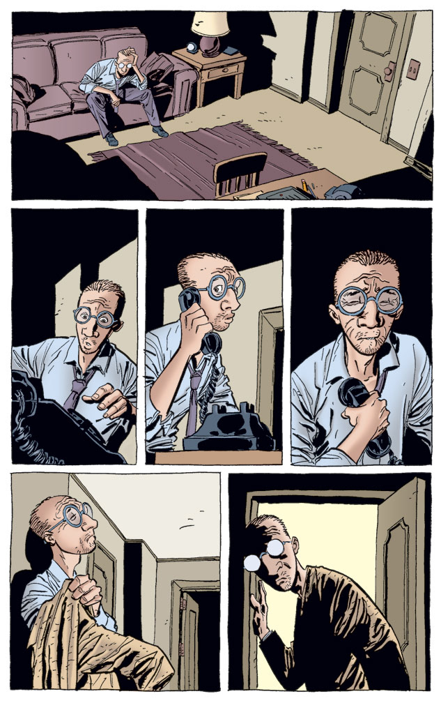DAMNED 3, August, 1997 issue. Interior sample, Mike Zeck (pencils), Denis Rodier (inks)