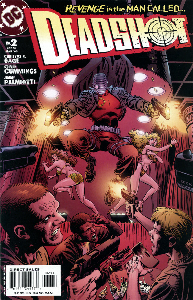 DEADSHOT 2 of 5, March 2005. COVER: Mike Zeck (pencils) Jerry Ordway (inks)