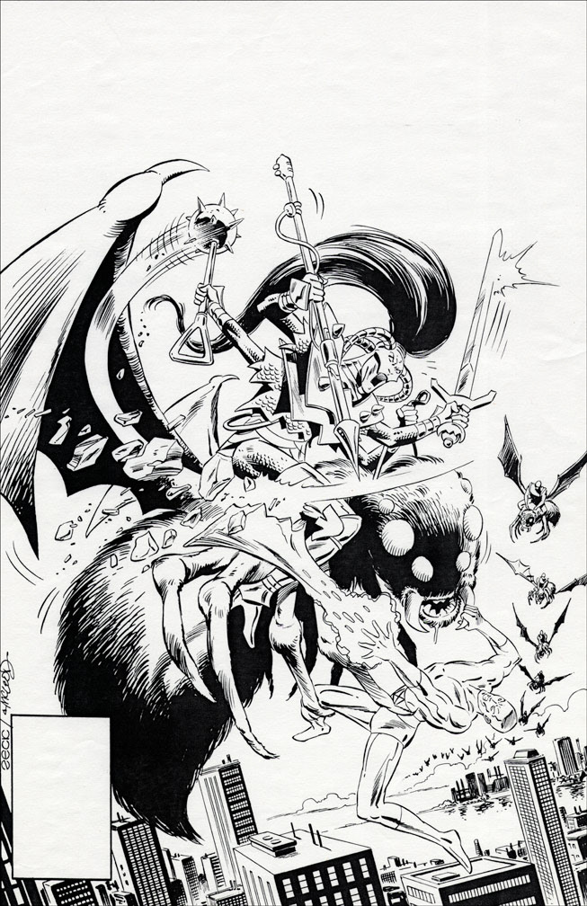 ICEMAN LIMITED SERIES: 2 of 4 - Black and white cover art by Zeck (p) McLeod (i)