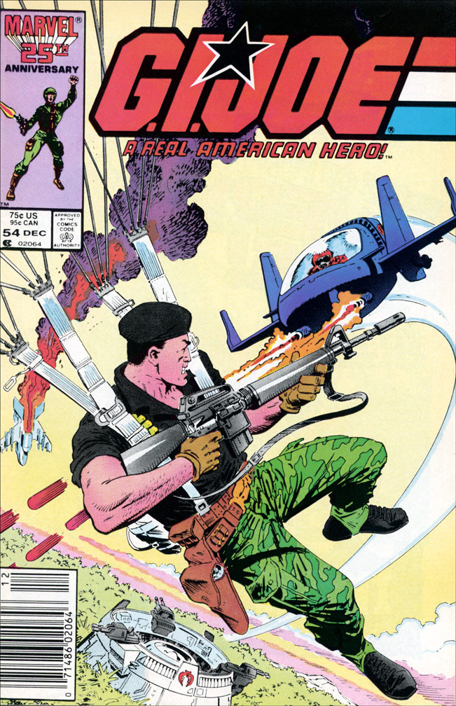 G. I. JOE: issue 54 December 1986 - COVER: Mike Zeck (pencils, inks)