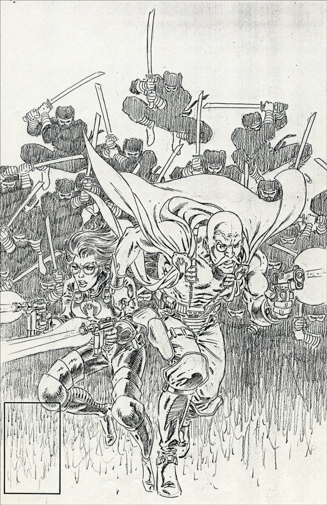 G. I. JOE: ANNUAL 3 - Back cover pencils by Zeck