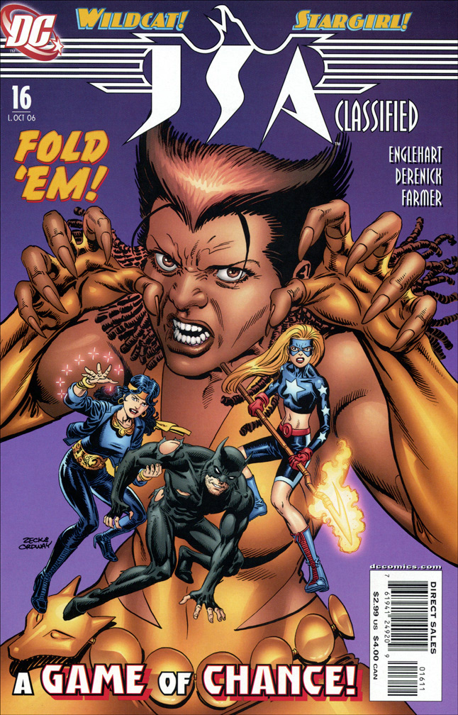 JSA: CLASSIFIED 16, Late October, 2006. COVER: Mike Zeck (pencils) Jerry Ordway (inks)