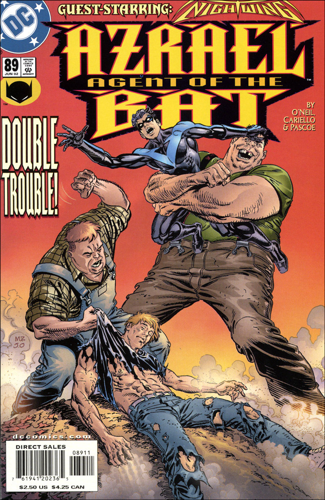 AZRAEL: AGENT OF THE BAT 89, June 2002. COVER: Mike Zeck (pencils) Jerry Ordway (inks)