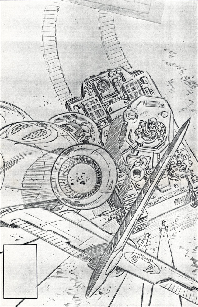 G. I. JOE: issue 28 - Cover pencils by Zeck