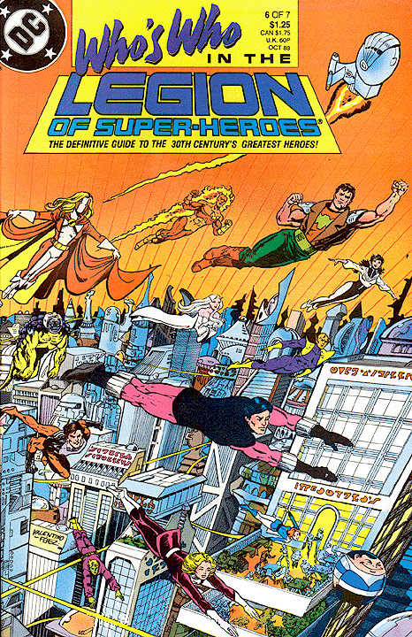 WHO'S WHO IN THE LEGION OF SUPER HEROES, Number 6, October, 1988. INTERIOR: 'Timberwolf' art by Mike Zeck (pencils / inks)