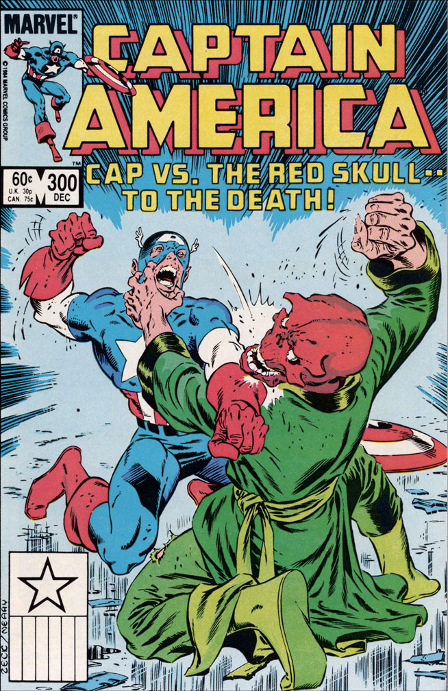 CAPTAIN AMERICA: Issue 300 December 1984 - COVER: Mike Zeck (pencils) Paul Neary (inks)