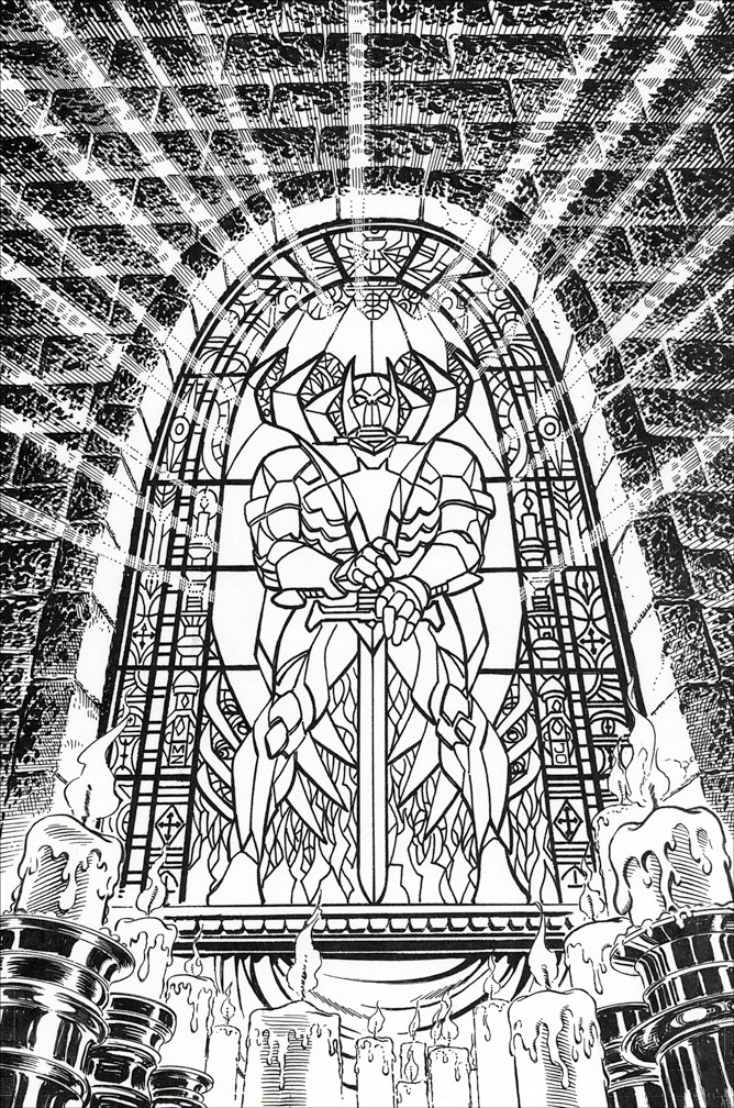 AZRAEL: AGENT OF THE BAT 93, cover art by Mike Zeck (pencils) and Jerry Ordway (inks)