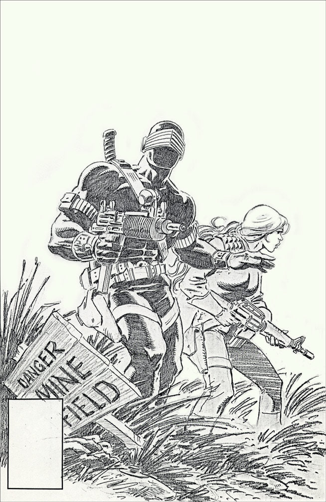 G. I. JOE: issue 63 - Cover pencils by Zeck
