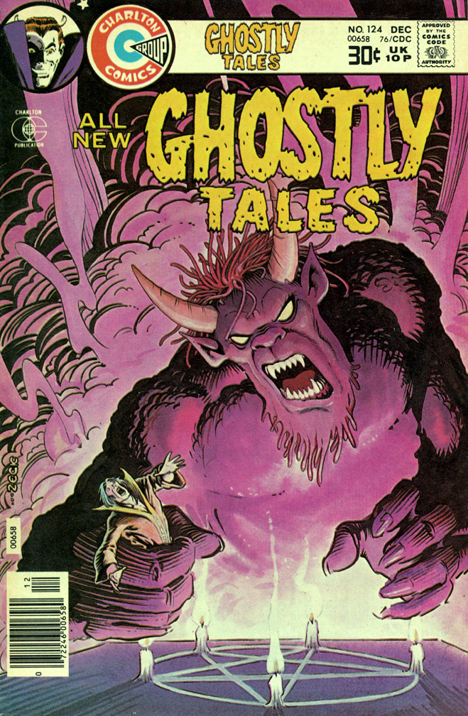 GHOSTLY TALES, Vol 11 No 124, December, 1976. COVER: Mike Zeck (pencils / inks / color) 
