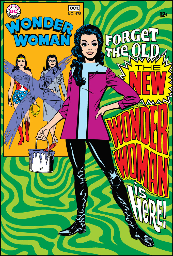 DC75 vector cover recreation: WONDER WOMAN 178, September, 1968 issue.