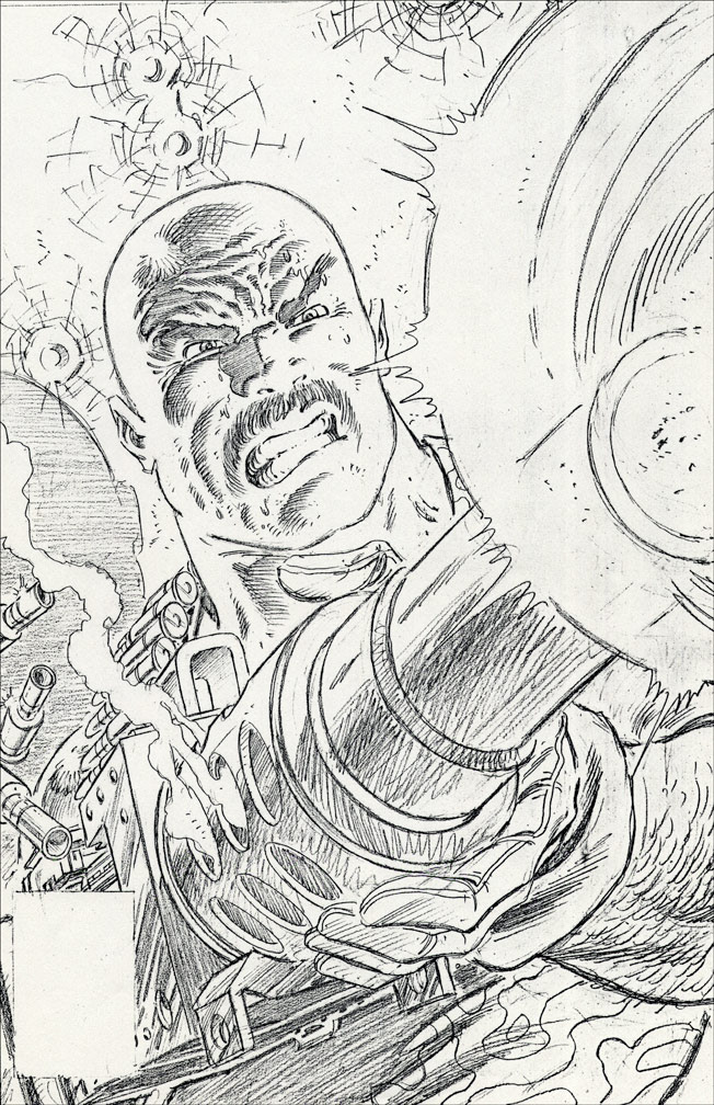 G. I. JOE: issue 40 - Cover pencils by Zeck
