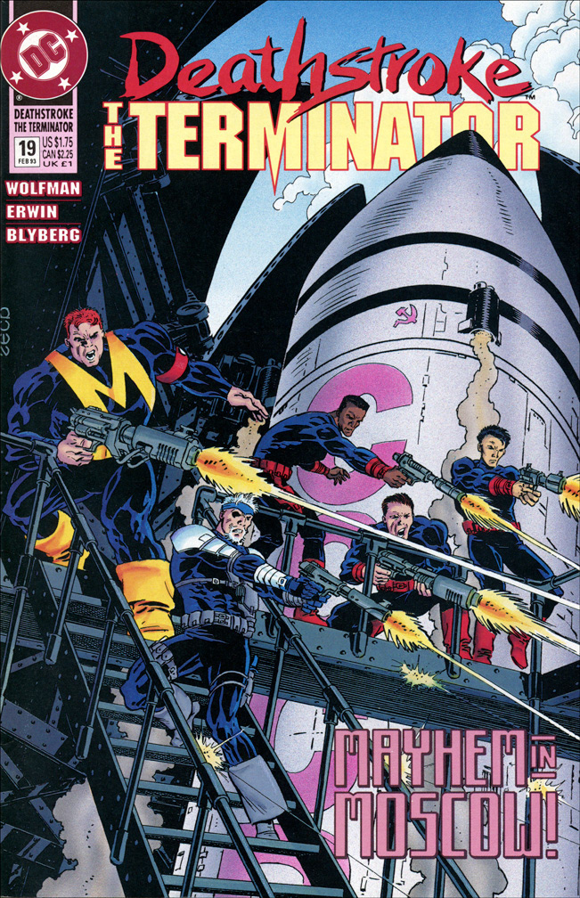 DEATHSTROKE THE TERMINATOR 19, February, 1993. COVER: Mike Zeck (pencils / inks)