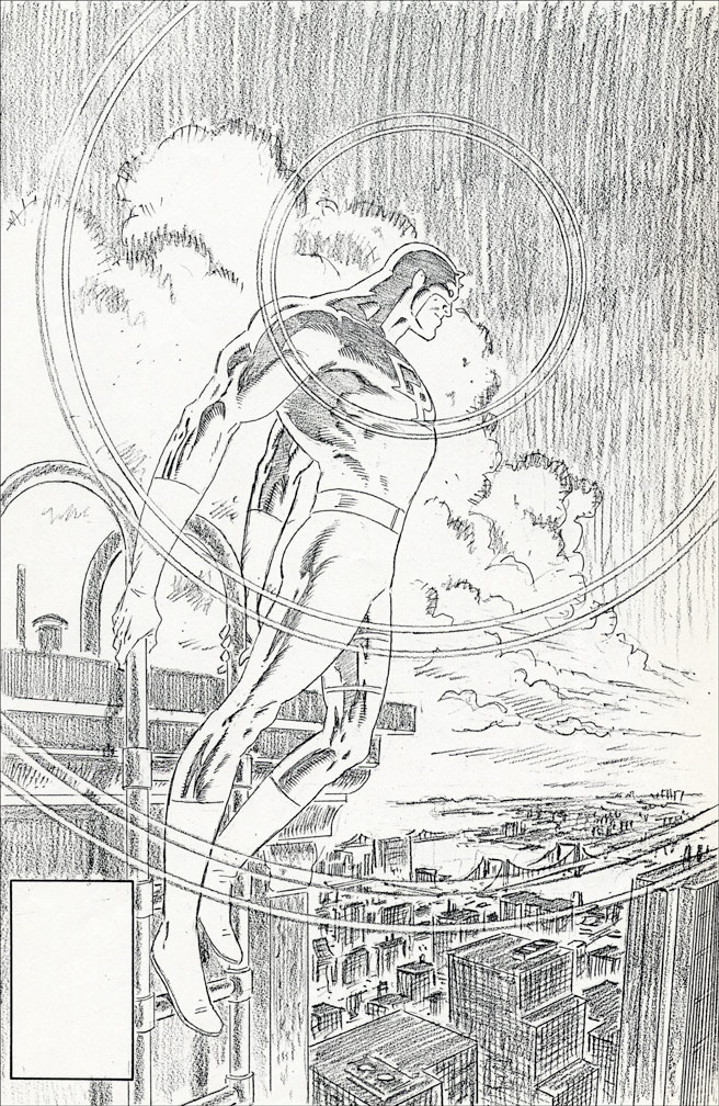 DAREDEVIL: Issue 241 Cover Pencils by Zeck