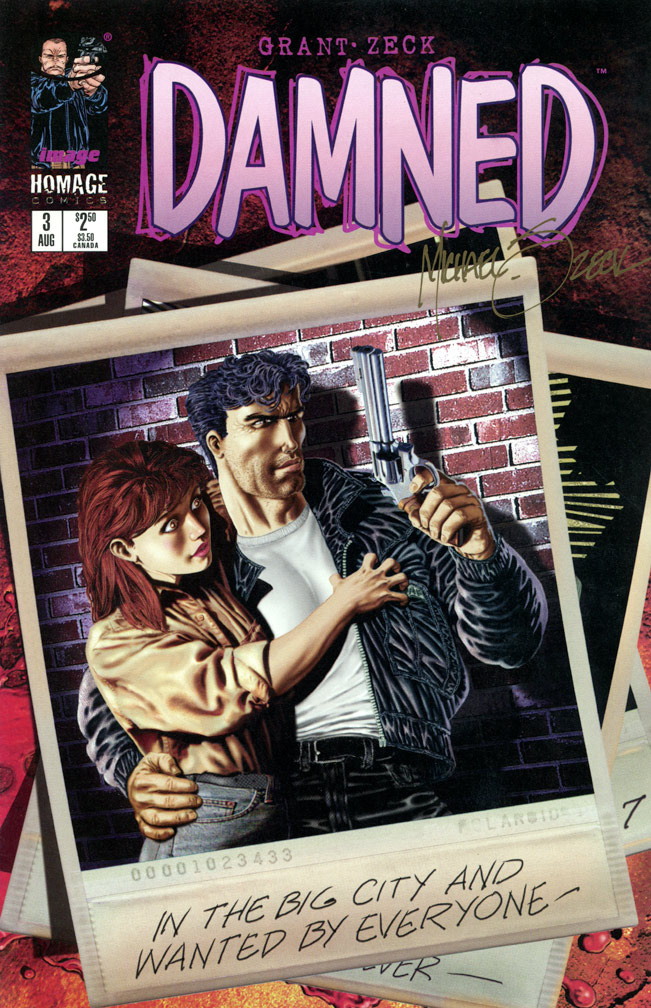 DAMNED 3, August, 1997 issue. COVER: Mike Zeck (digital painting) INTERIOR: Mike Zeck (pencils), Denis Rodier (inks)