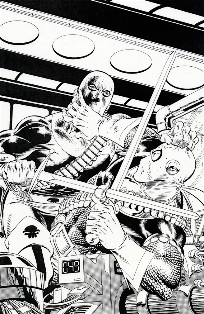 DEATHSTROKE THE TERMINATOR 4, cover art by Mike Zeck (pencils / inks)