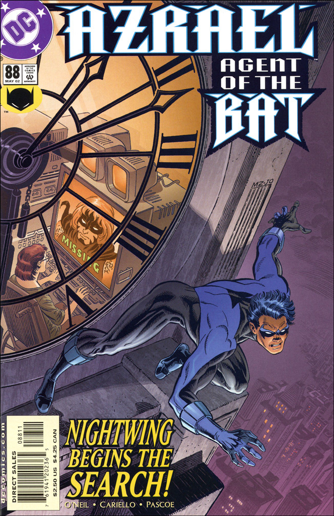 AZRAEL: AGENT OF THE BAT 88, May 2002. COVER: Mike Zeck (pencils) Jerry Ordway (inks)