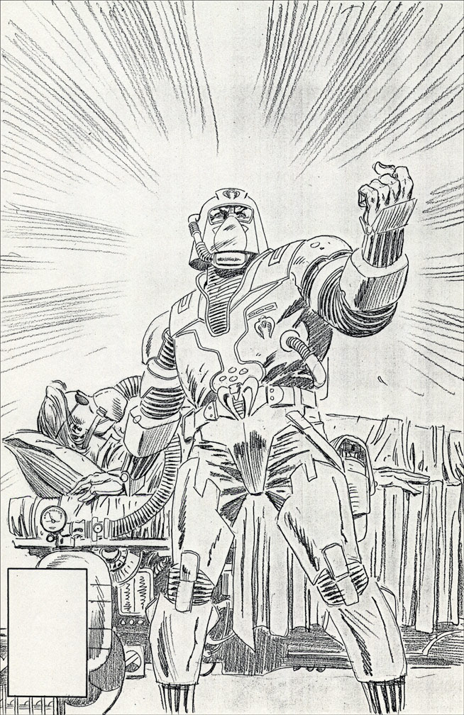 G. I. JOE: issue 58 - Cover pencils by Zeck