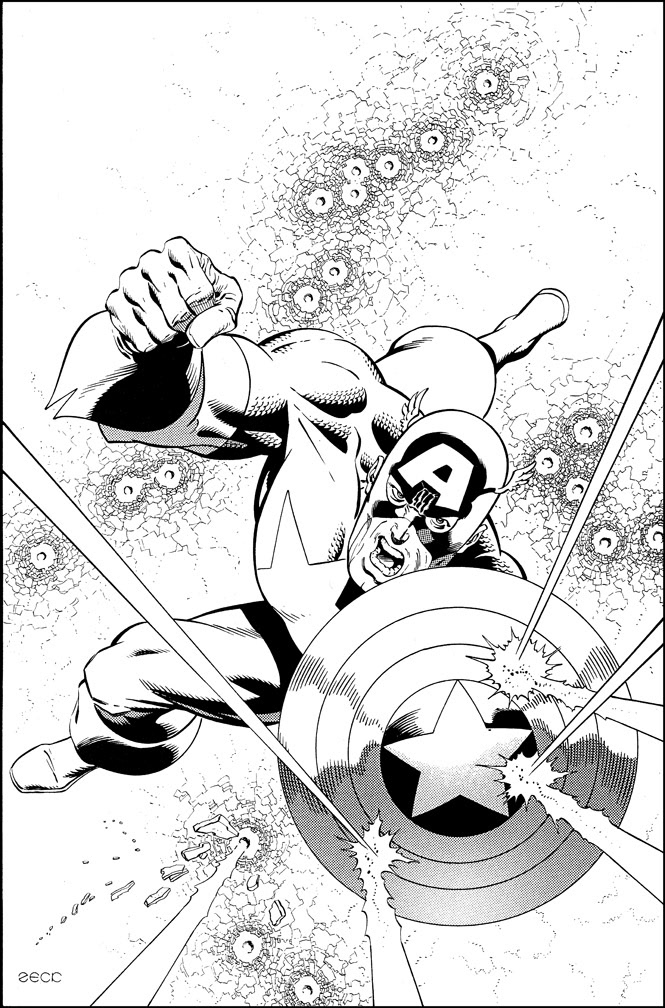 Cover Recreation: Captain America issue 275