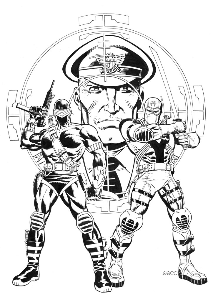 G.I.JOE: RECKONINGS, Trade Paperback, December, 2002. Cover art by Mike Zeck