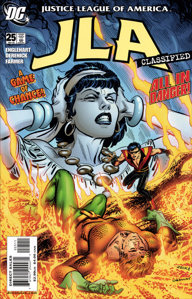 JLA: CLASSIFIED 25, September, 2006. COVER: Mike Zeck (pencils) Jerry Ordway (inks)