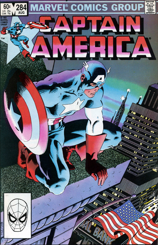 CAPTAIN AMERICA: Issue 284 August 1983 - COVER: Mike Zeck (pencils) John Beatty (inks)
