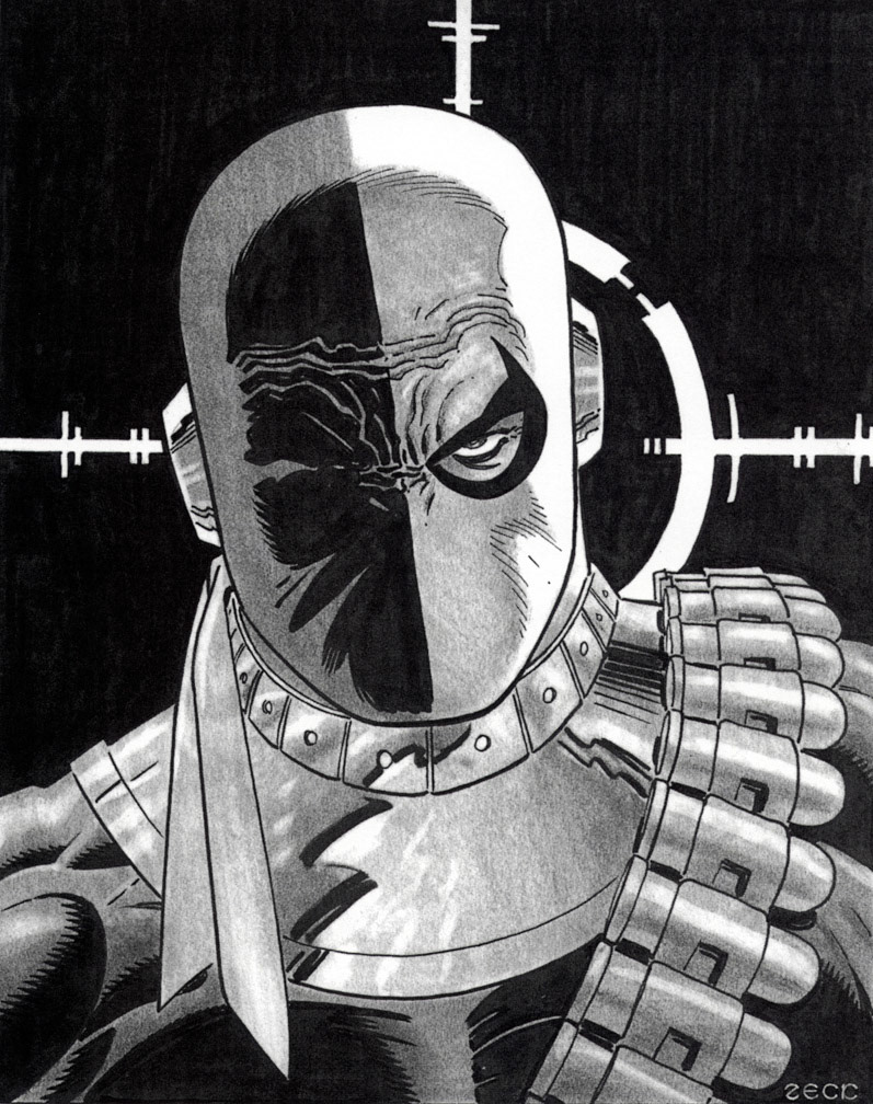 Deathstroke The Terminator portrait commission.