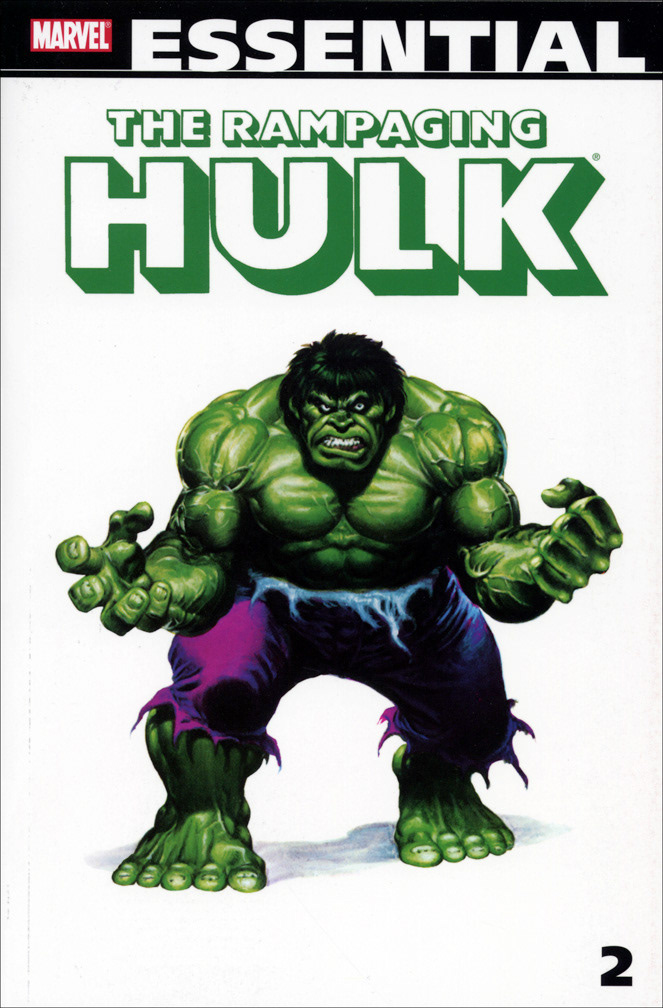 ESSENTIAL RAMPAGING HULK, Vol 2, 2010. Reprints the feature story from the Hulk Magazine #16 by Mike Zeck and John Tartaglione